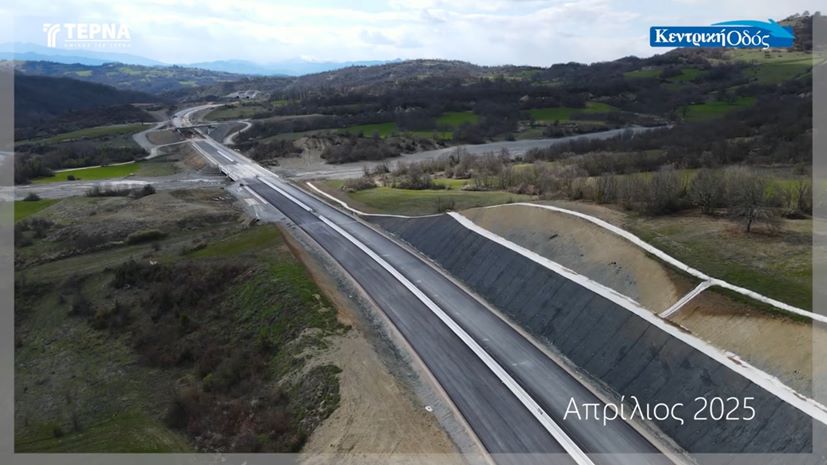 Αυτοκινητόδρομος Ε65 Βόρειο Τμήμα Πρόοδος έργων Απρίλιος 2025