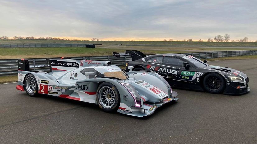Audi racing cars