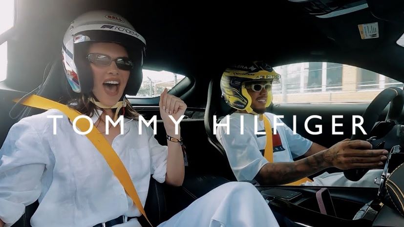 Lewis Hamilton Kendall Jenner Tommy Hilfiger