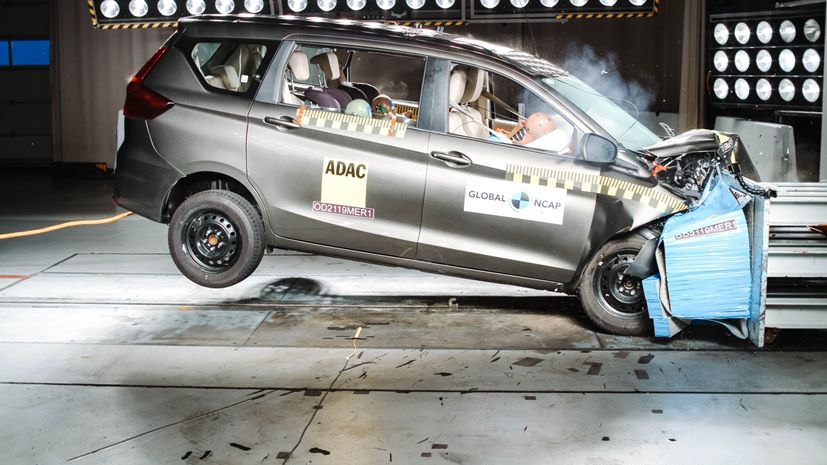 Maruti Suzuki Ertiga crash test