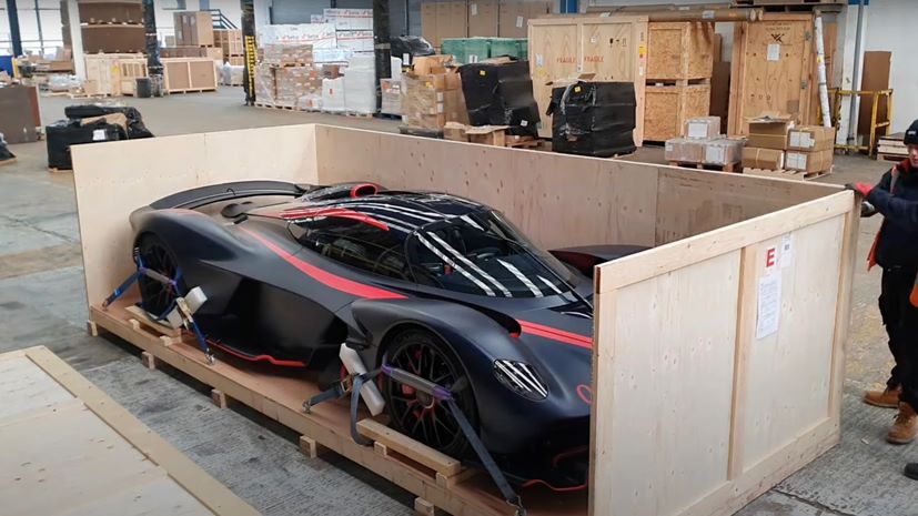 Aston Martin Valkyrie crate