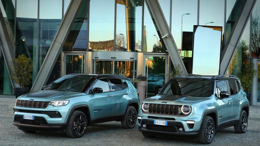 Jeep Renegade kai Compass