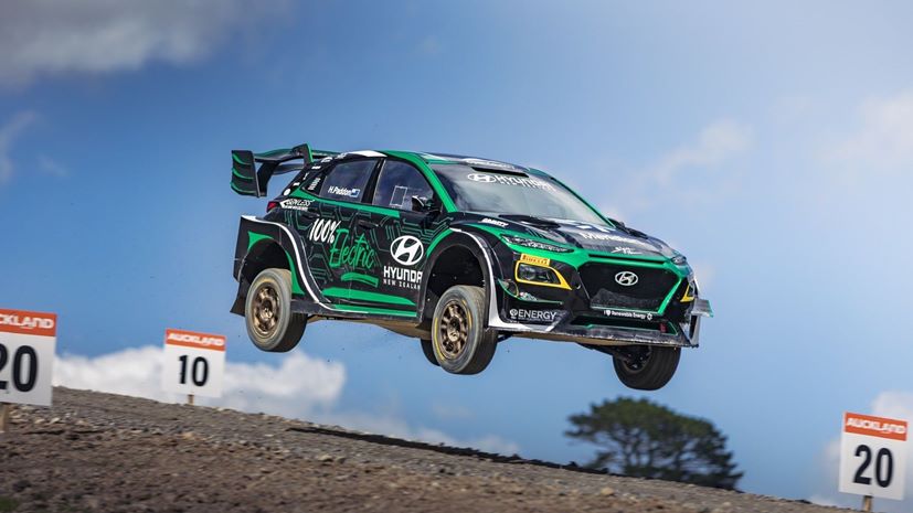 Hyundai Kona EV Hayden Paddon