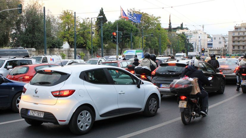 Αθήνα κυκλοφορία αυτοκινήτων
