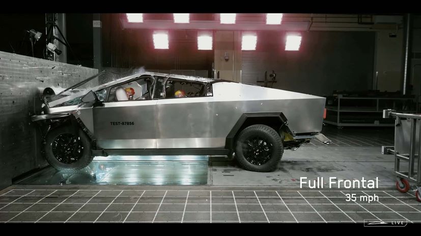 Tesla Cybertruck crash test