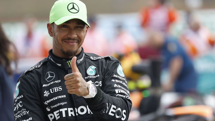 Lewis Hamilton Thumbs Up