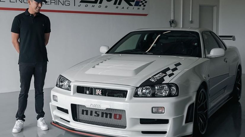 Nissan Skyline R34 Αναπαλαιωμένο Πρίγκιπας Johor Jefri Ibrahim