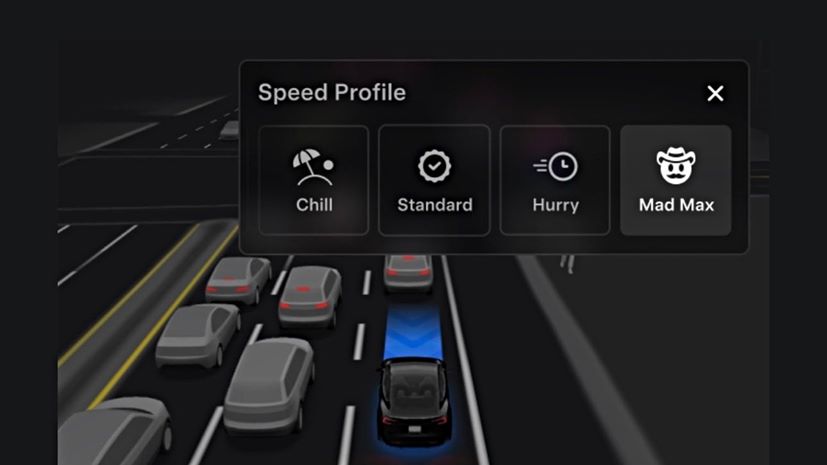 Tesla FSD Mad Max