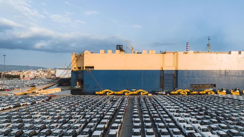 COSCO Sheng SHI οχηματαγωγό πλοίο στον Πειραιά
