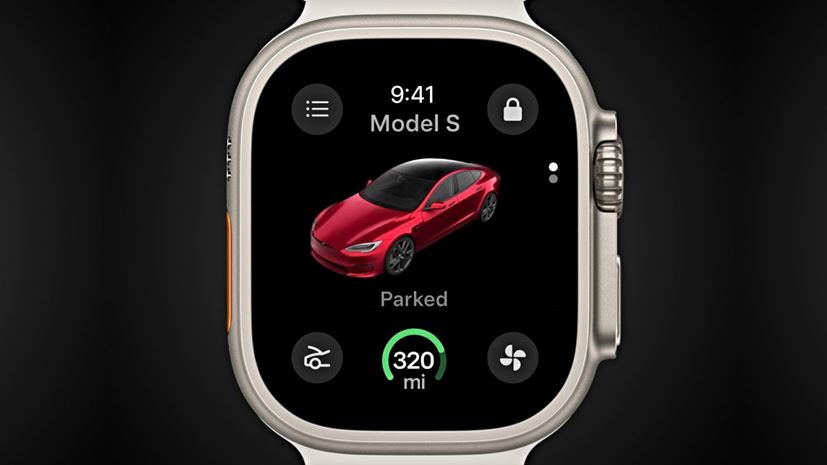 Tesla app Apple Watch