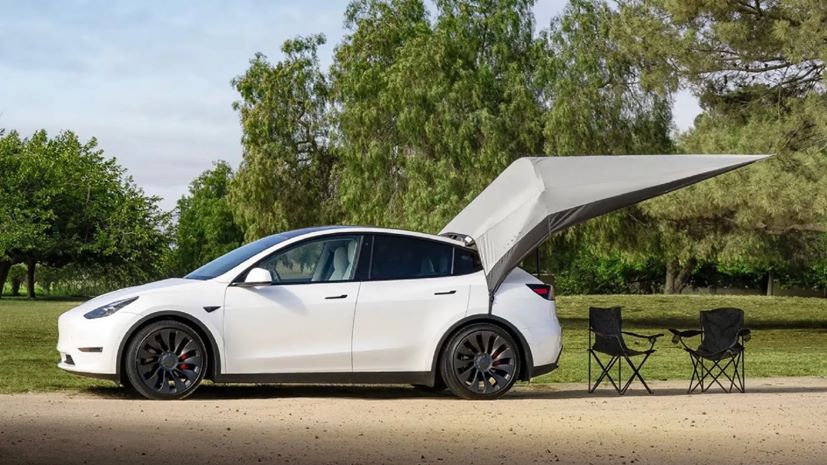 Tesla Model Y canopy