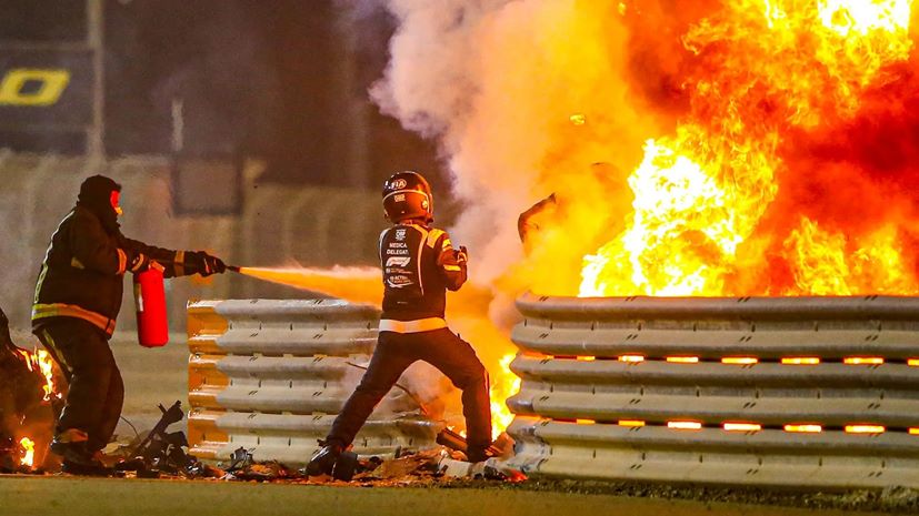 Grosjean Bahrain 2020