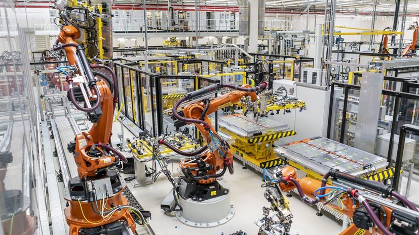 Skoda battery production
