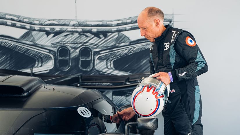 Andy Wallace και Bugatti Bolide