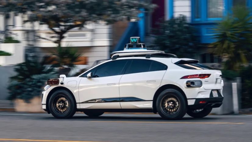 Jaguar i-Pace robotaxi waymo
