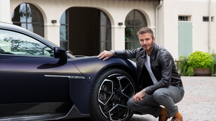 David Beckham Maserati MC20
