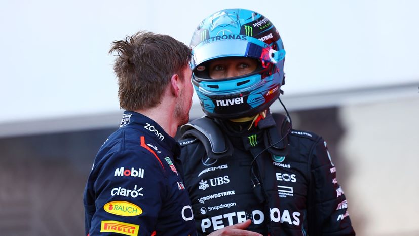 F1 GP Αζερμπαϊτζάν Sprint Race Verstappen Russell