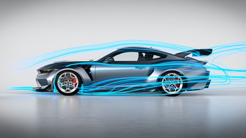Ford Mustang GTD αεροδυναμική πτέρυγα