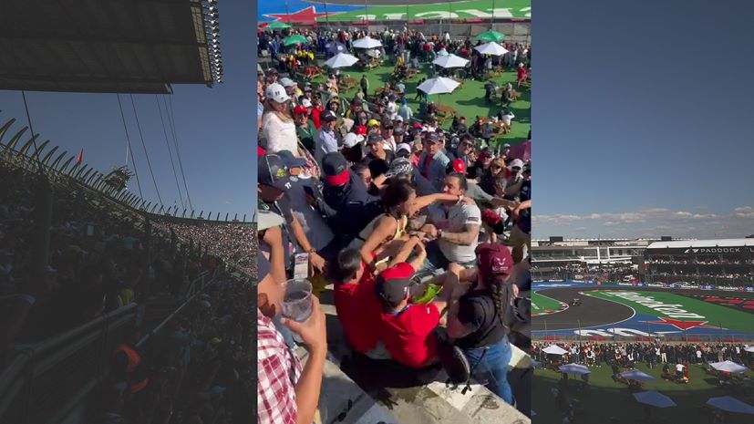 F1 Grand Prix Μεξικού ξύλο στις εξέδρες