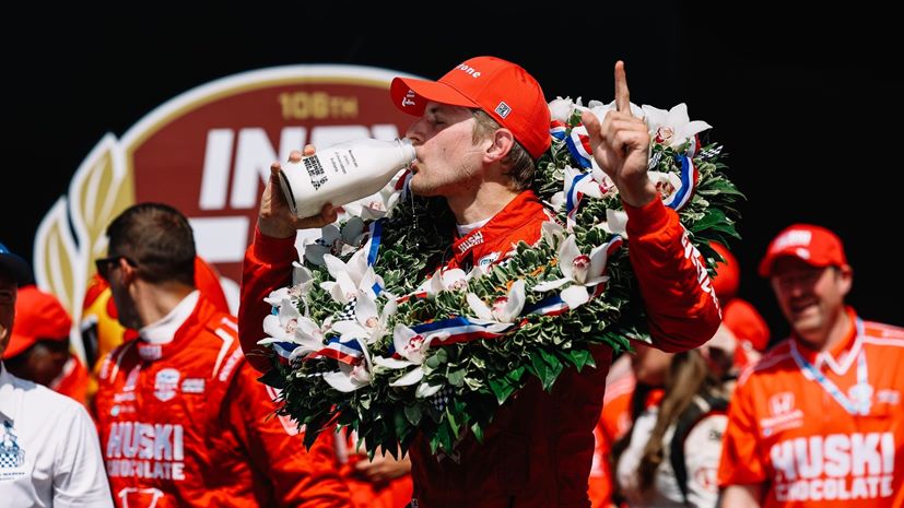 Indy500 Milk Tradition