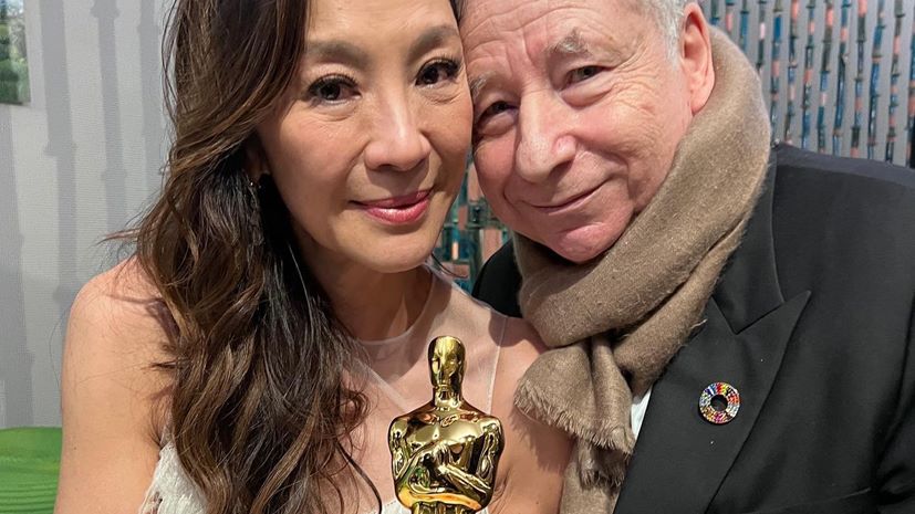 Michelle Yeoh Jean Todt Oscars