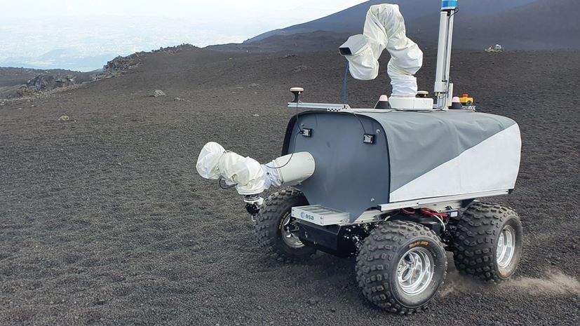Το νέο σεληνιακό rover στην Αίτνα