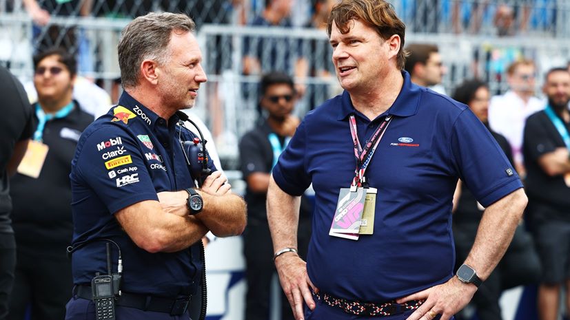 F1 Christian Horner Jim Farley