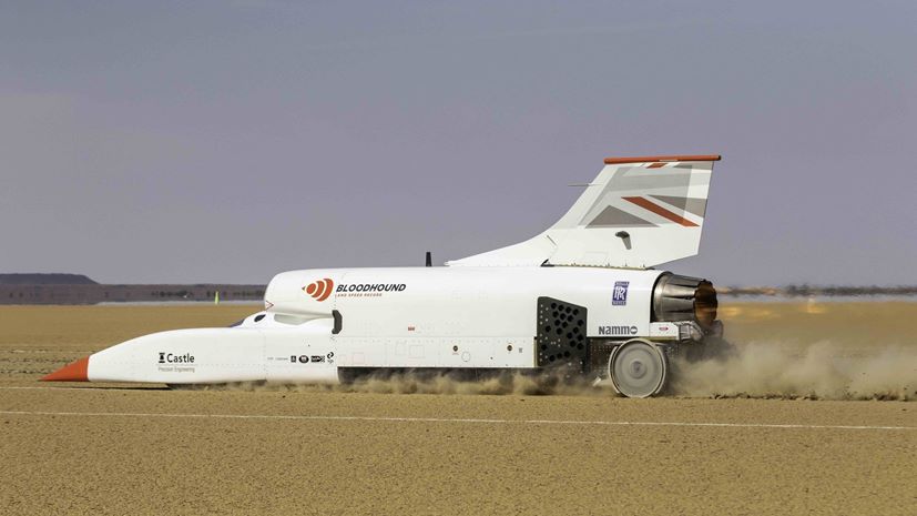 Bloodhound LSR ρεκόρ ταχύτητας στη στεριά