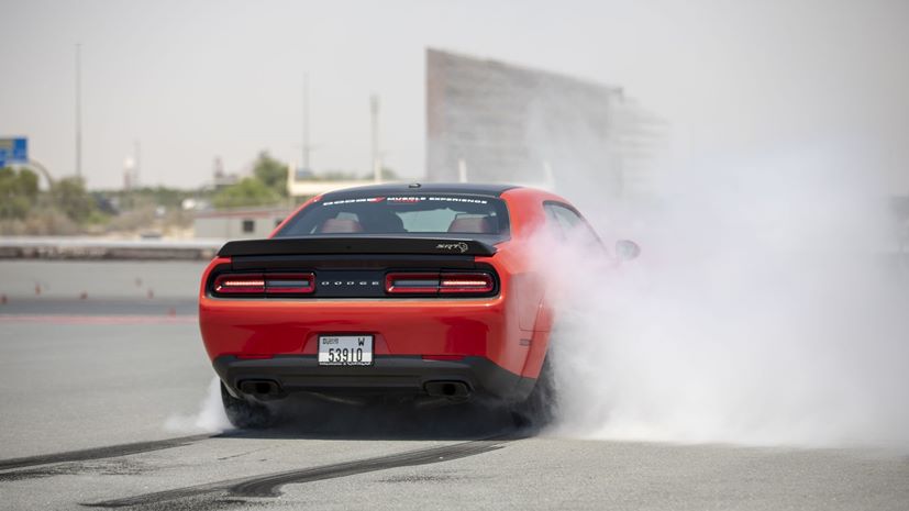 Dodge Challenger Burnout