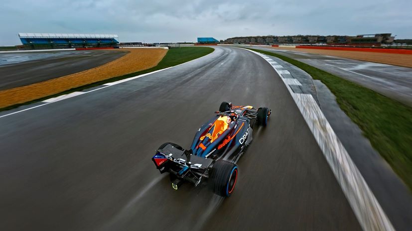 Red Bull Drone Max Verstappen Silverstone