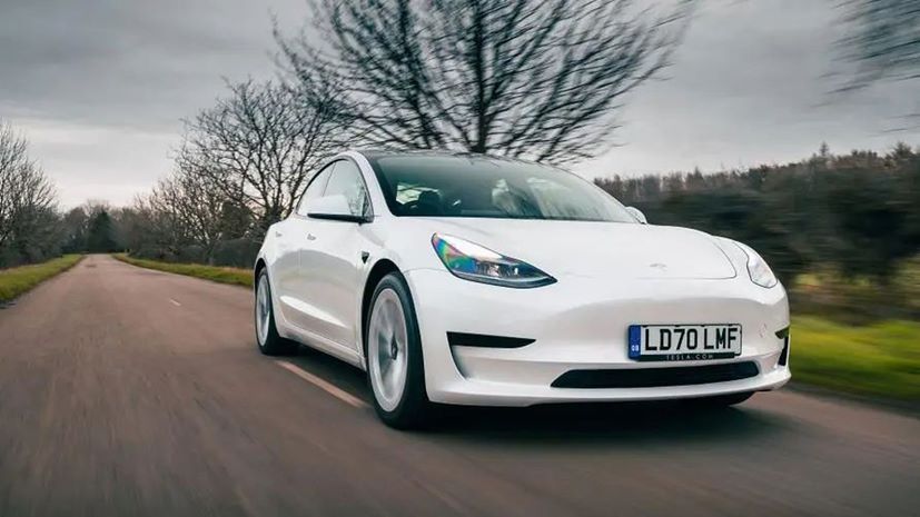 Aerodynamic Tesla Model 3