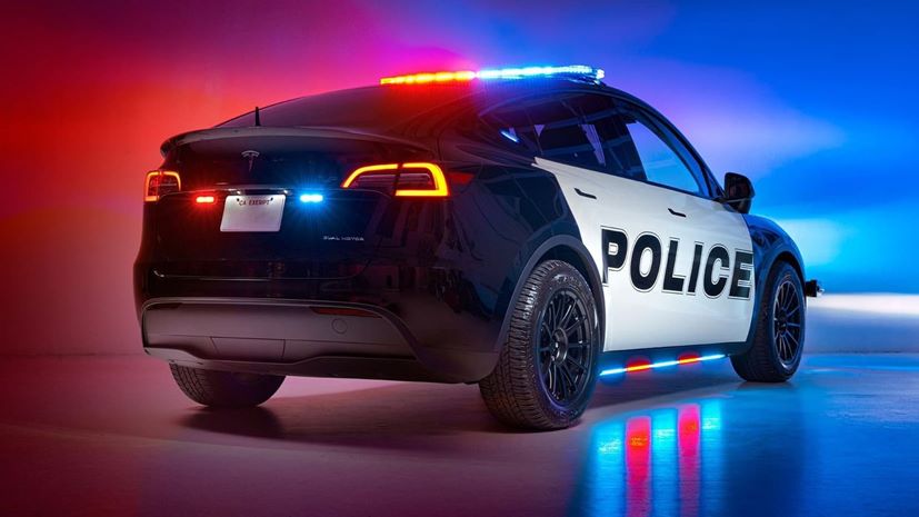 Tesla Model Y police car