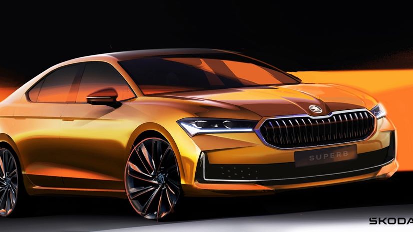 Skoda Superb σχέδια