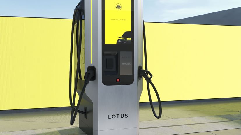 Lotus ταχυφορτιστής 450 kW