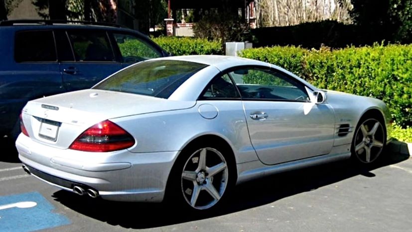 Steve Jobs Mercedes SL55 AMG