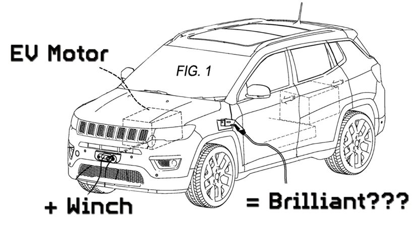 Jeep EV winch
