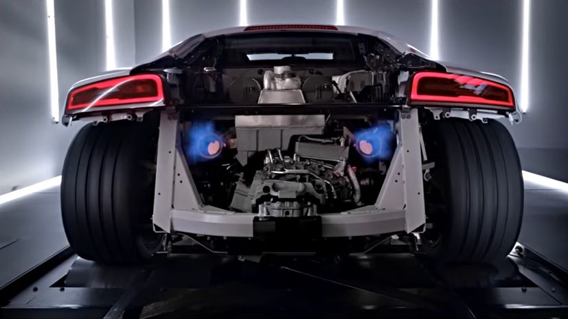 Audi R8 V10 διαφήμιση