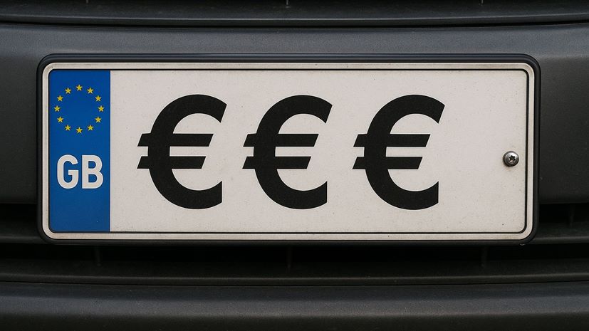 Πινακίδα Κυκλοφορίας AI generated