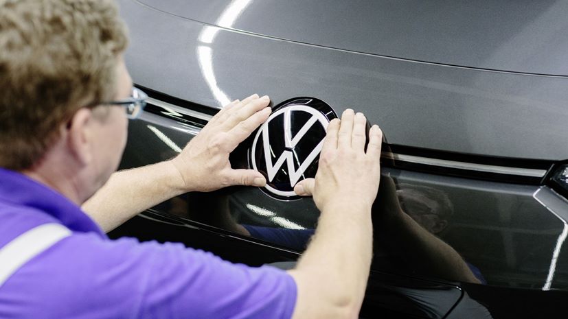 Volkswagen Zwickau Εργοστάσιο Λογότυπο σήμα