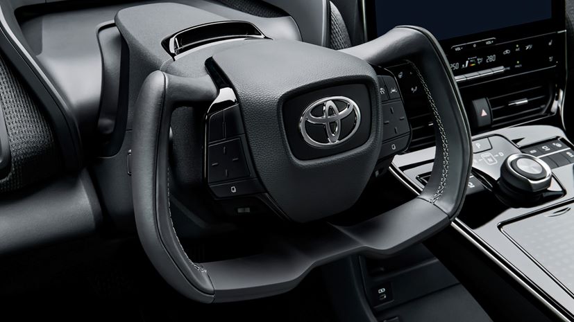 Τιμόνι με σήμα της Toyota