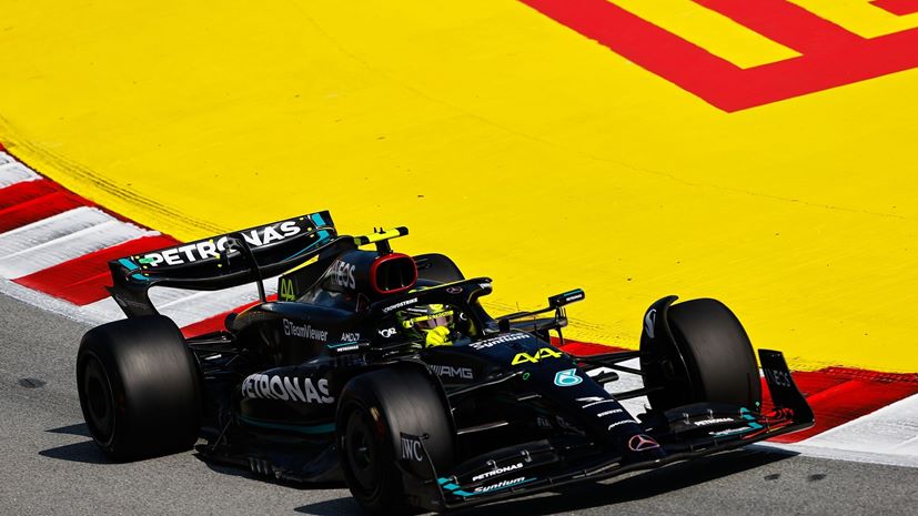 F1 GP Ισπανίας Hamilton Mercedes