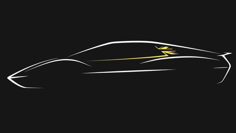 Lotus electric sports car teaser