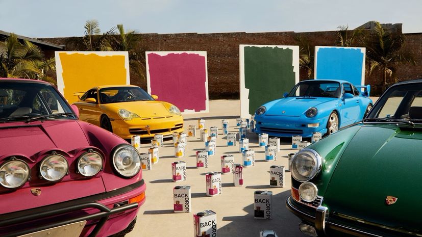 Porsche Backdrop Χρώματα