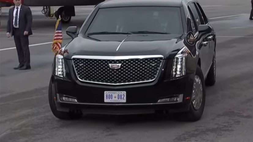 Ντόναλντ Τραμπ Βλαντιμίρ Πούτιν Αλάσκα 2025 Cadillac