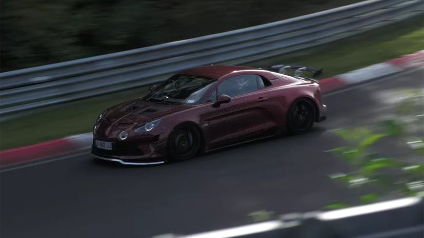 Alpine A110 Nurburgring Esteban Ocon