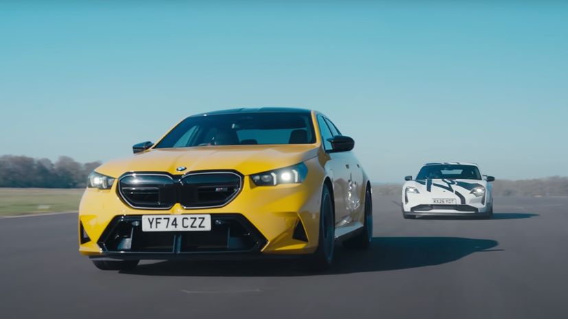BMW M5 και Porsche Taycan Turbo GT TOP GEAR video