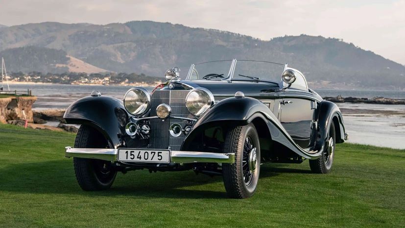 Pebble Beach 2023 - 1937 Mercedes-Benz 540K Special Roadster