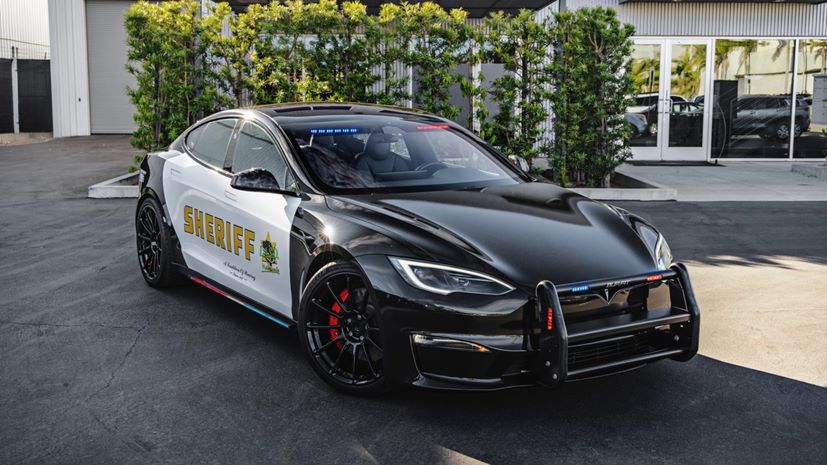 Tesla Model S Plaid police