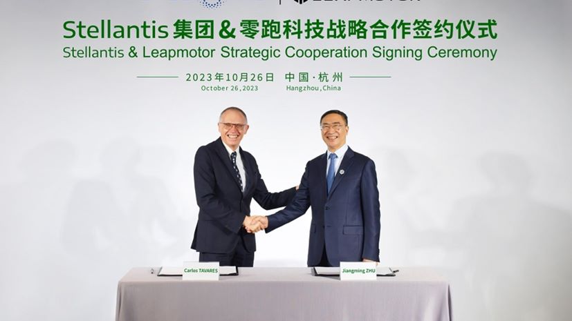 Stellantis Tavares Leapmotor Zhu Jiangming