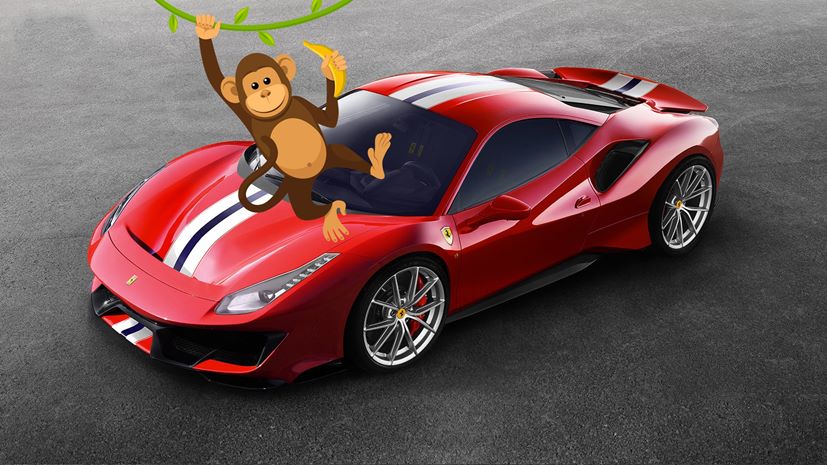 Μαϊμού Ferrari